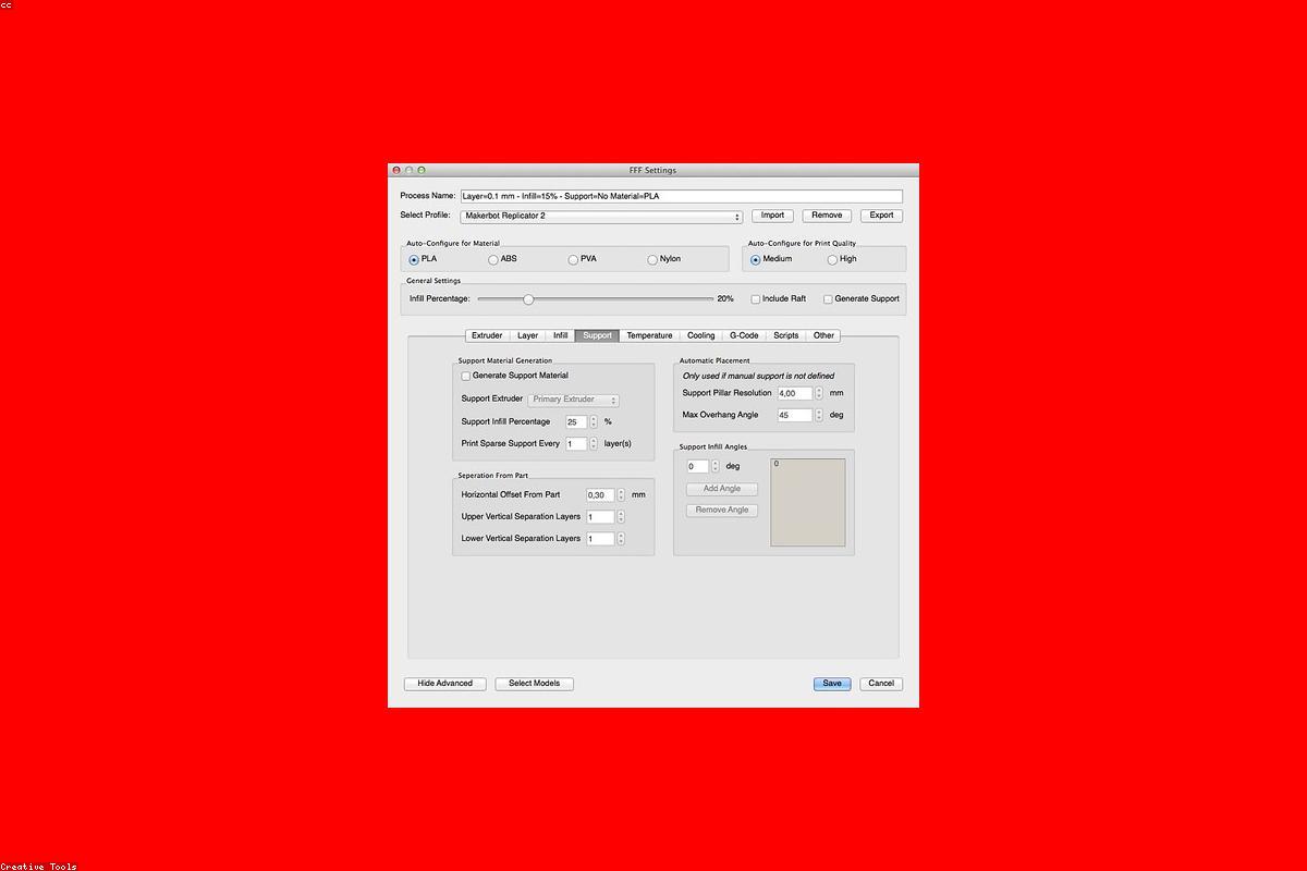 Слайсер програма для 3D друку G-code